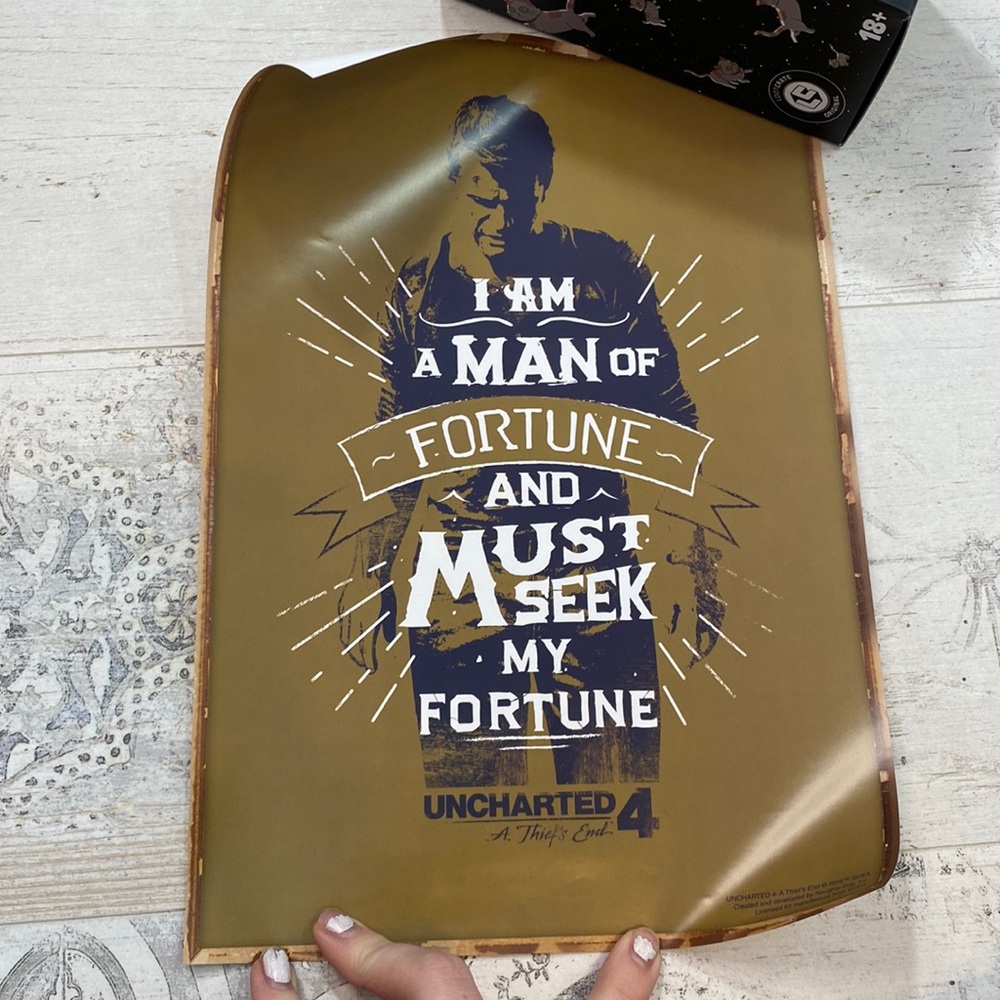 Loot Crate Uncharted 4 Mini Poster